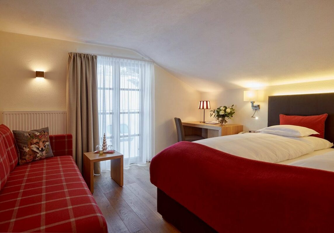 View of the Karhorn, a comfort double room