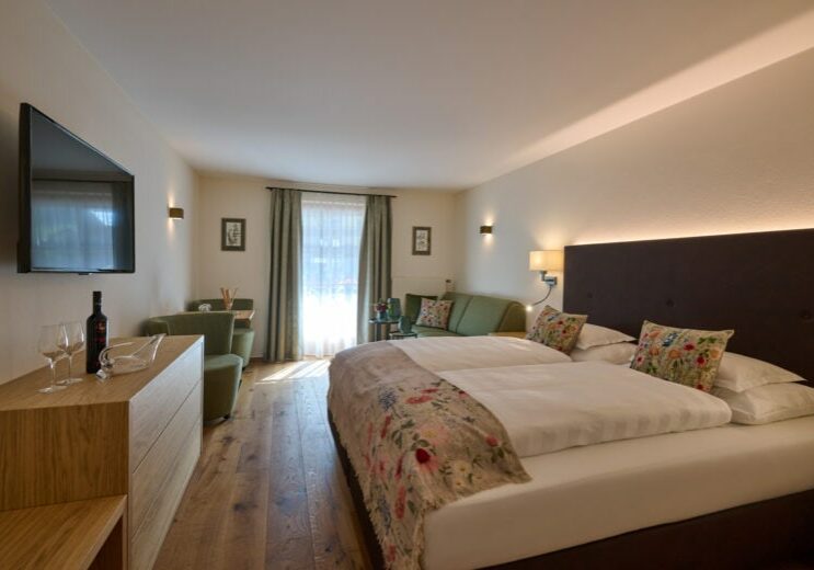 Doppelzimmer Omeshorn mit Südbalkon